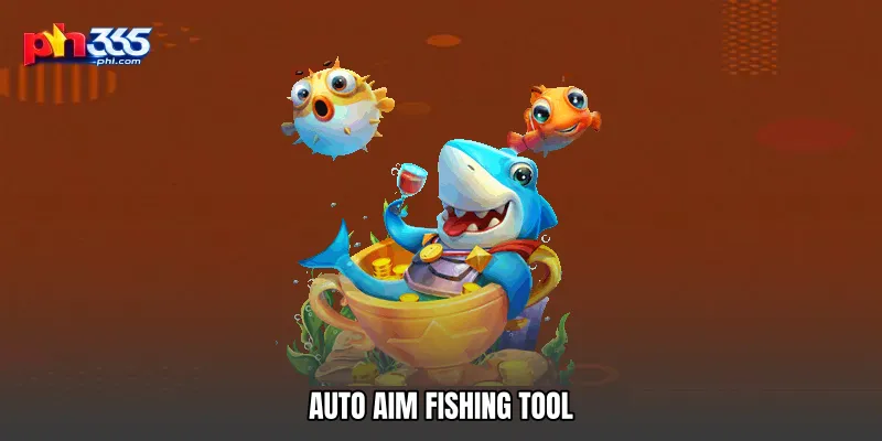 Auto aim fishing tool