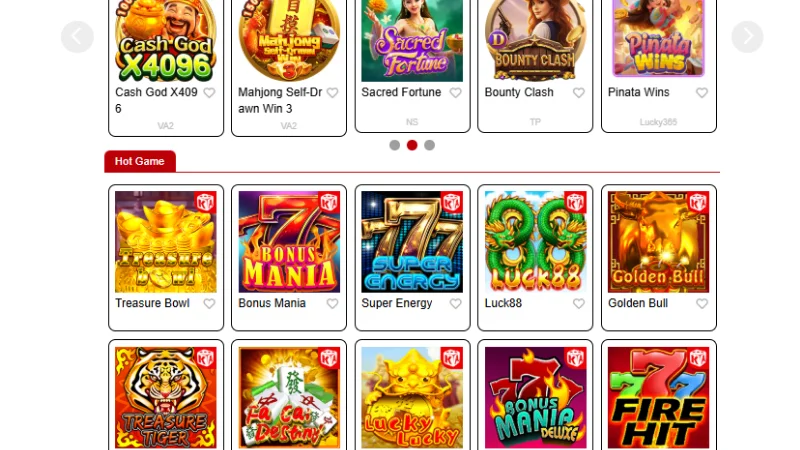 Explaining the appeal of the PH365 Slots lobby